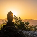 百間ぐらの夕日2021